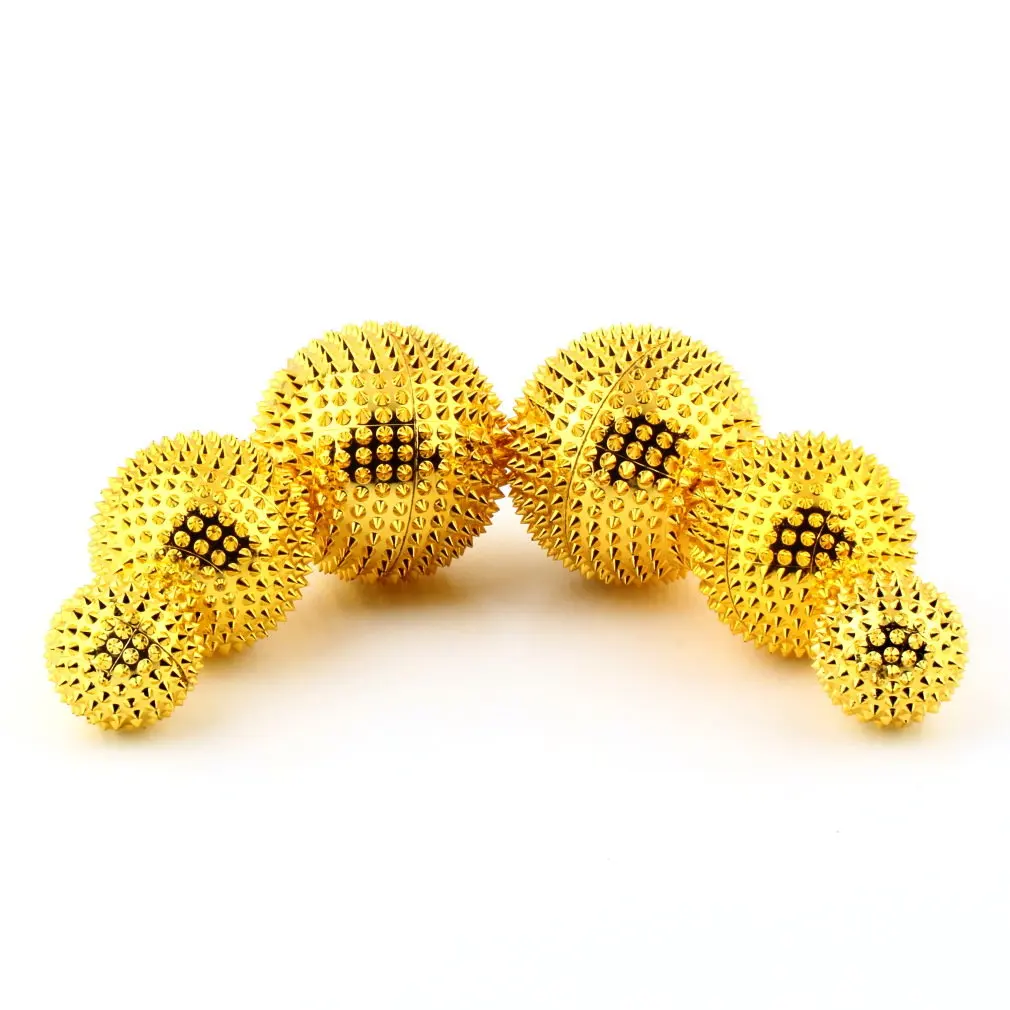 1Pair Mini Massage Ball for Pressing Acupoints in Your Palms Magnetic Hand Acupuncture Ball Needle Massage