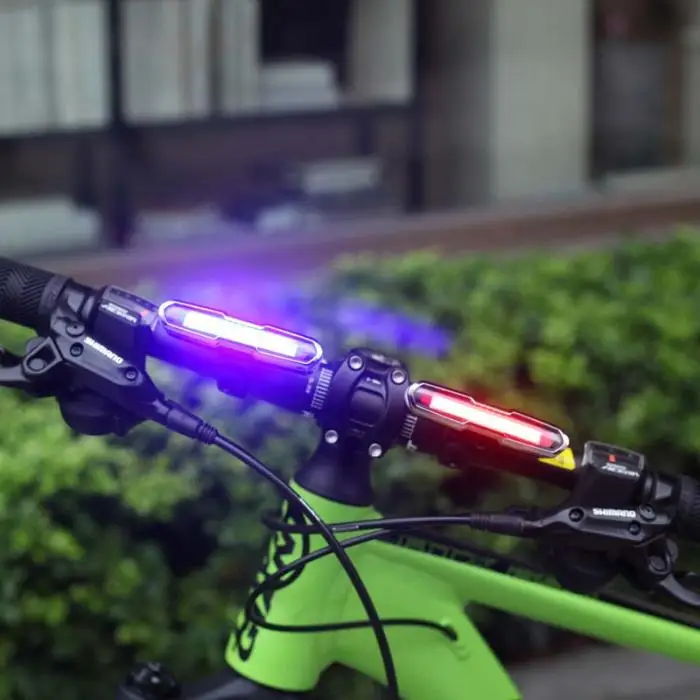 5 режимов, двойной цвет, супер яркий светодиодный задний светильник для велосипеда, велосипеда, велоспорта, перезаряжаемая USB лампа с кронштейном, ALS88