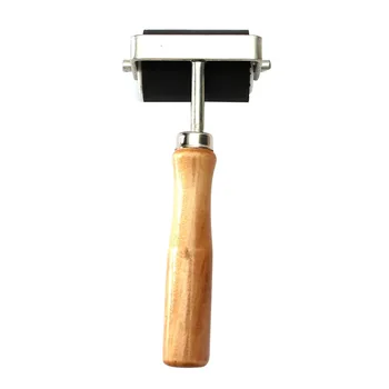 

LIXF HOT 5cm Heavy Duty Hard Rubber Roller Printing Inks Lino Brayer Art Craft Tool