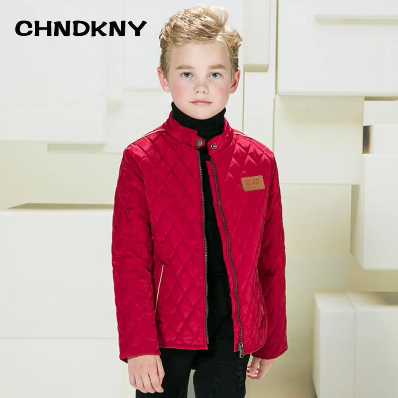 

Boys Thin Plaid Coat 2018 New Brand Solid Boy Winter Jacket Kids Warm Jacket Winter Jackets for Boys