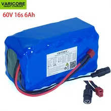 60 v 16S2P 6Ah 18650 Li-ion Battery Pack 67.2 v 6000 mah Ebike Electric Bicycle Scooter with BMS download 20A 1000 Watt