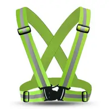 Светоотражающий жилет безопасности с ремнем для ученика, детский жилет безопасности для ученика, светоотражающий жилет, ремень для бега на открытом воздухе