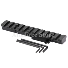 Прицельная планка m44 Мосина M91/30 M39 М38 для прицела типа коллиматор 9 слотов 20мм ширина. Пикатинни