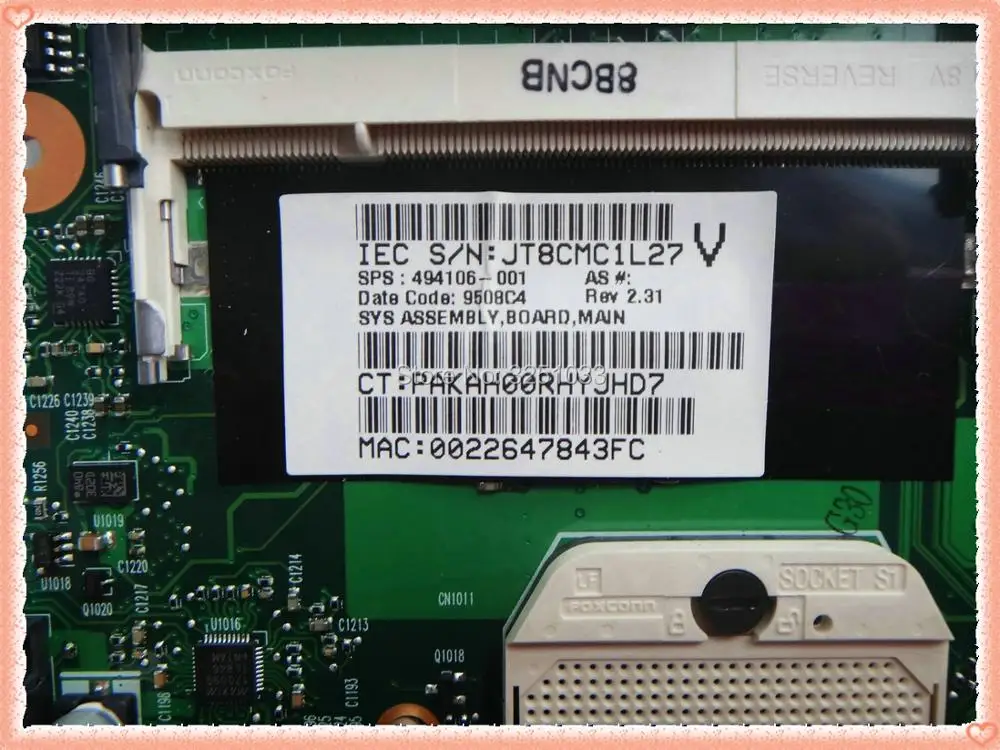 494106-001 для ноутбука hp Compaq 6535s для ноутбука hp Compaq 6535S 6735S материнская плата для ноутбука функций