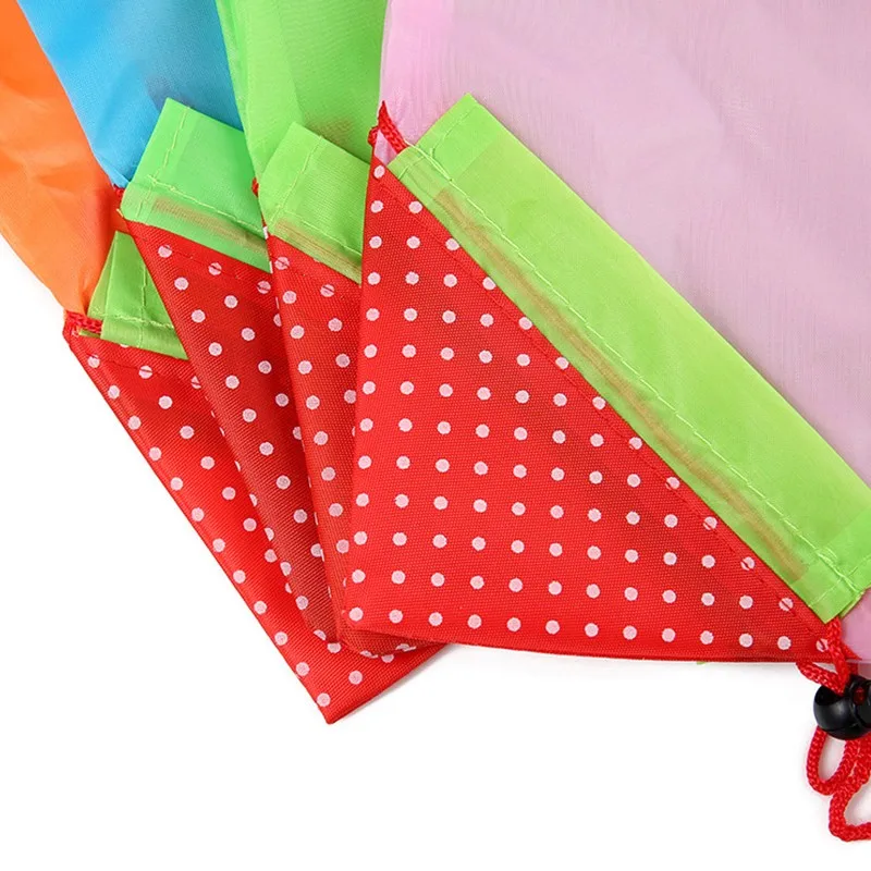 ISKYBOB Горячая Эко сумка для хранения клубника складные сумки многоразового использования для покупок складной продуктовый нейлоновый большой мешок случайный цвет