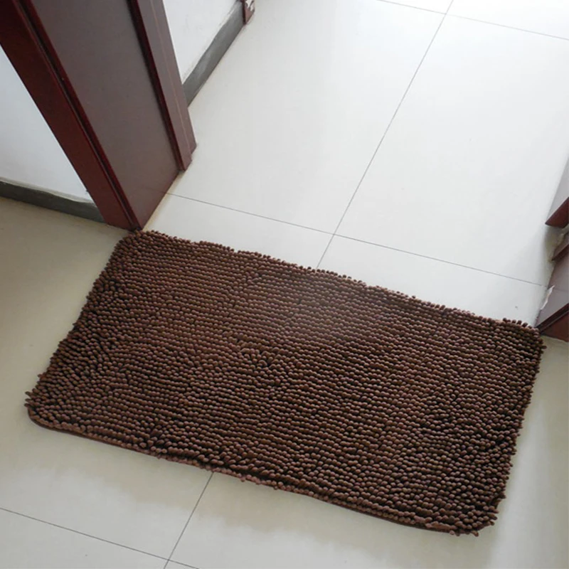 EHOMEBUY New Chenille Carpet Stair Tread Mats Sold By 1 Piece European Coffee Self Adhesive Pads For Bedroom Mechanical Wash | Дом и сад