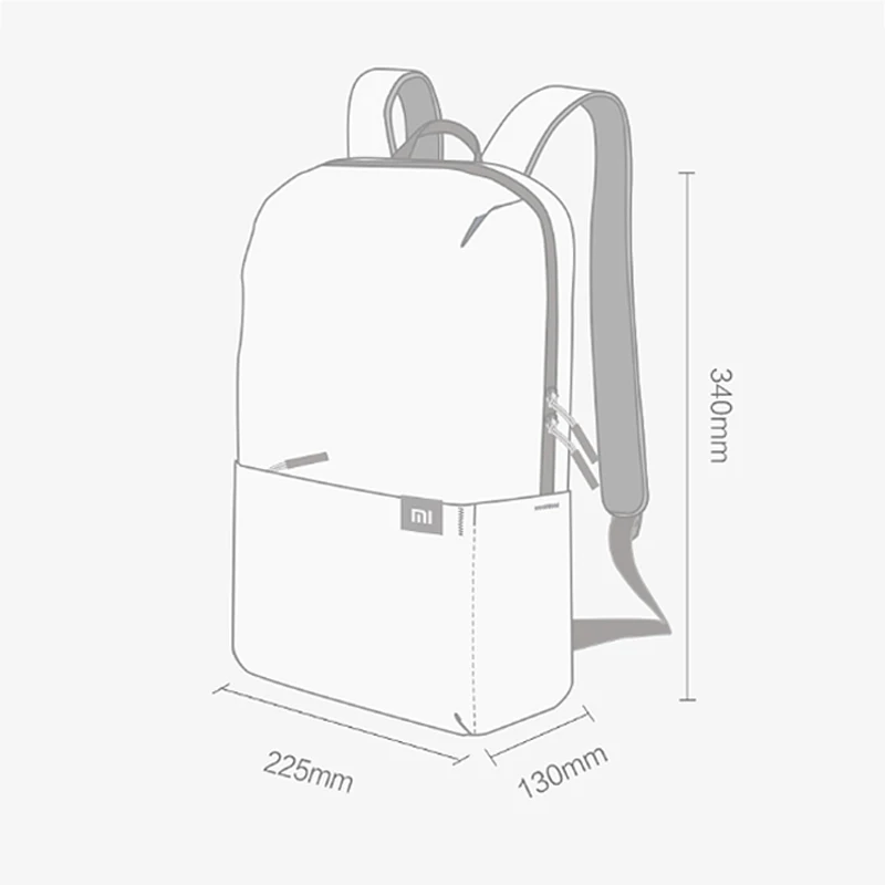 10л Xiaomi рюкзак сумка водонепроницаемый красочный Досуг Спорт маленький размер нагрудный пакет сумки унисекс для мужчин женщин Детский рюкзак