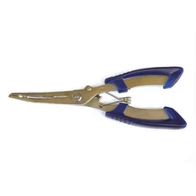 Многофункциональная приманка для рыбалки ФЛИР из нержавеющей стали обжимной инструмент PE триммеры для троса и канатов Голубой Серебряный