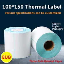 Три анти-тепловой этикетки 100*150*250 Amazon FBA Внешний чехол этикетка, EUB логистика Labe land Упаковка Наклейка, водонепроницаемый