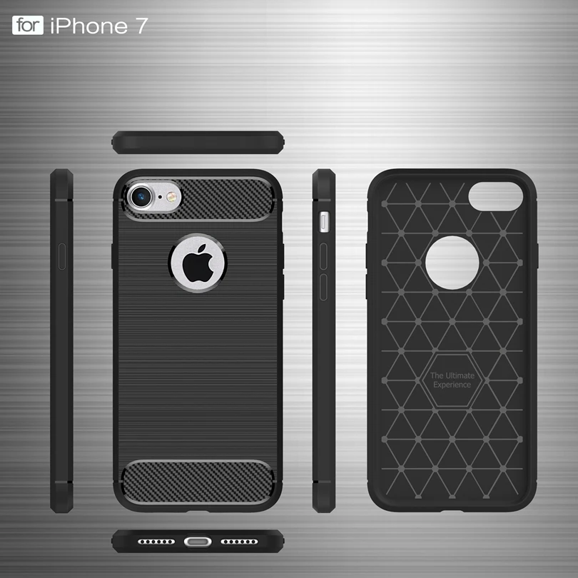 Best Ultra Thin TPU Silicone Case For iPhone X XR XS 5S SE 5 6 6S 7 8 Plus Rubber Carbon Fiber Covers For iPhone XS MAX 7 Cases Capa