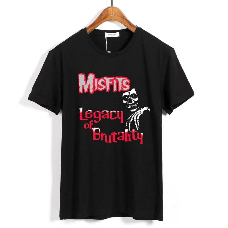 20 дизайнов, винтажный бренд Misfits Rock для мужчин и женщин, рубашка в стиле панк, Череп, кость, Hardrock, тяжелый металл, хлопок, скейтборд, camiseta, футболка - Цвет: 4
