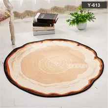 X57 современный домашний мягкий ковер Противоскользящий коврик 100 см круглый ковер Гостиная Спальня ковры кабинет Подушка для стула Детский ковер