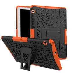 Гибридный Броня Tablet чехол для huawei MediaPad T3 10 Kickstand твердый переплет с гибким ТПУ Пластик силиконовая кожа желе чехол