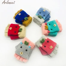 ARLONEET/женские перчатки для мальчиков и девочек; детские перчатки с рисунком животных; детские варежки; варежки для новорожденных