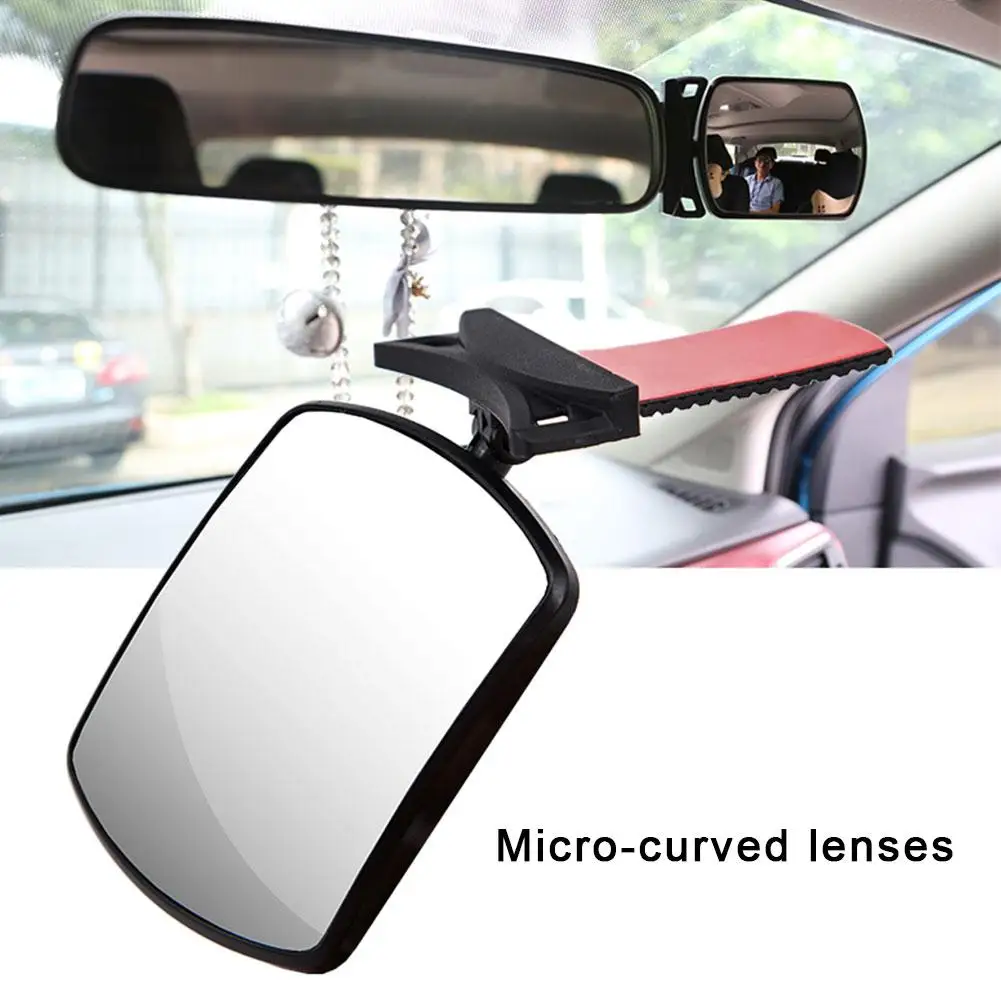 Espejo retrovisor giratorio Universal coche de para observar el espejo del asiento trasero - AliExpress Automóviles y motocicletas