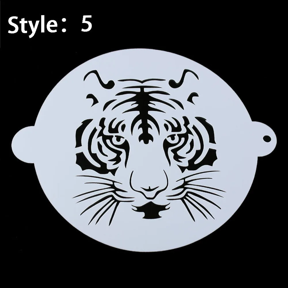 

fierce tiger 8 inch Plastic stencils for diy scrapbooking Mould painting Tool Spraying Template journal stencil