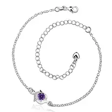 Anklet 925 jewelry silver plated fashion jewelry anklet for women jewelry /ZXERSNIS