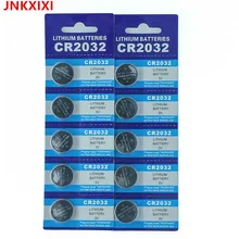 Для батарея монетного типа для часов 15 шт. CR2032 DL2032 CR 2032 KCR2032 5004LC ECR2032 часовая батарейка 3V литиевая Быстрая