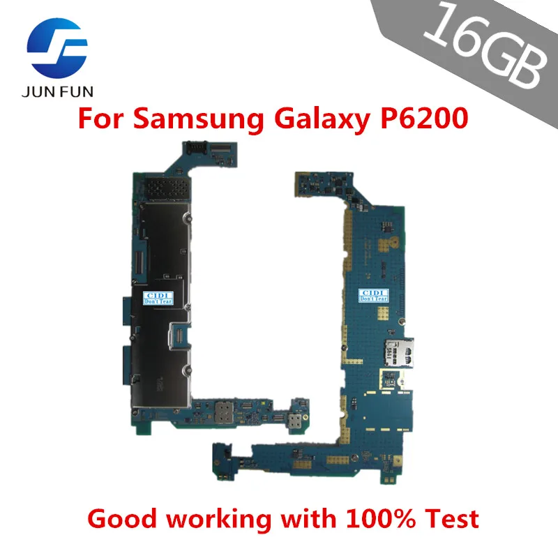 Оригинальная разблокированная материнская плата для Samsung Galaxy Tab 7 0 Plus P6200 3G и Wi-Fi |