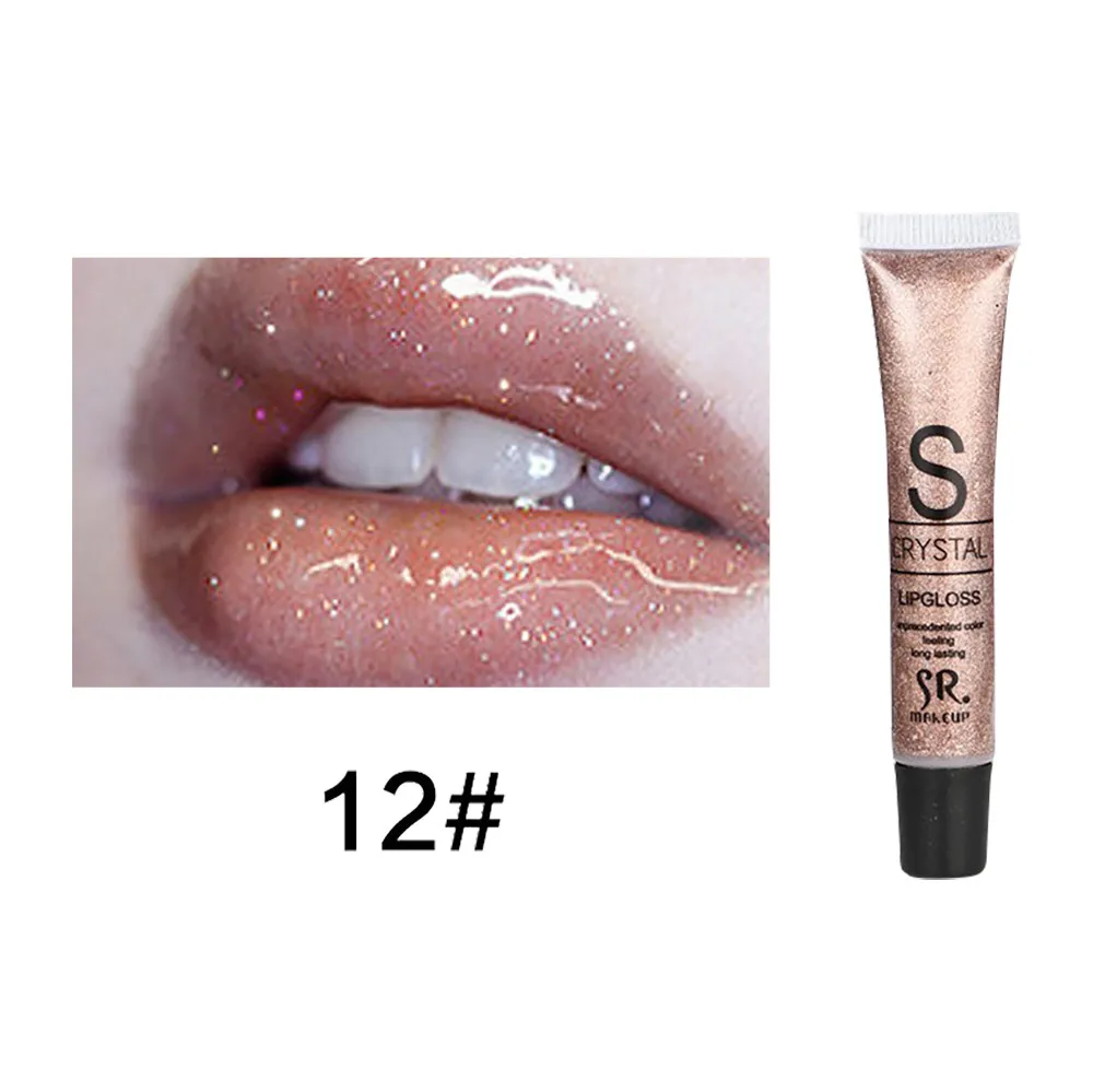 

2019 Women Fashion Candy Color Glitter Liquid Lipstick Waterproof Long Lasting Lip Gloss Makeup Tool Dudak parlatıcısı