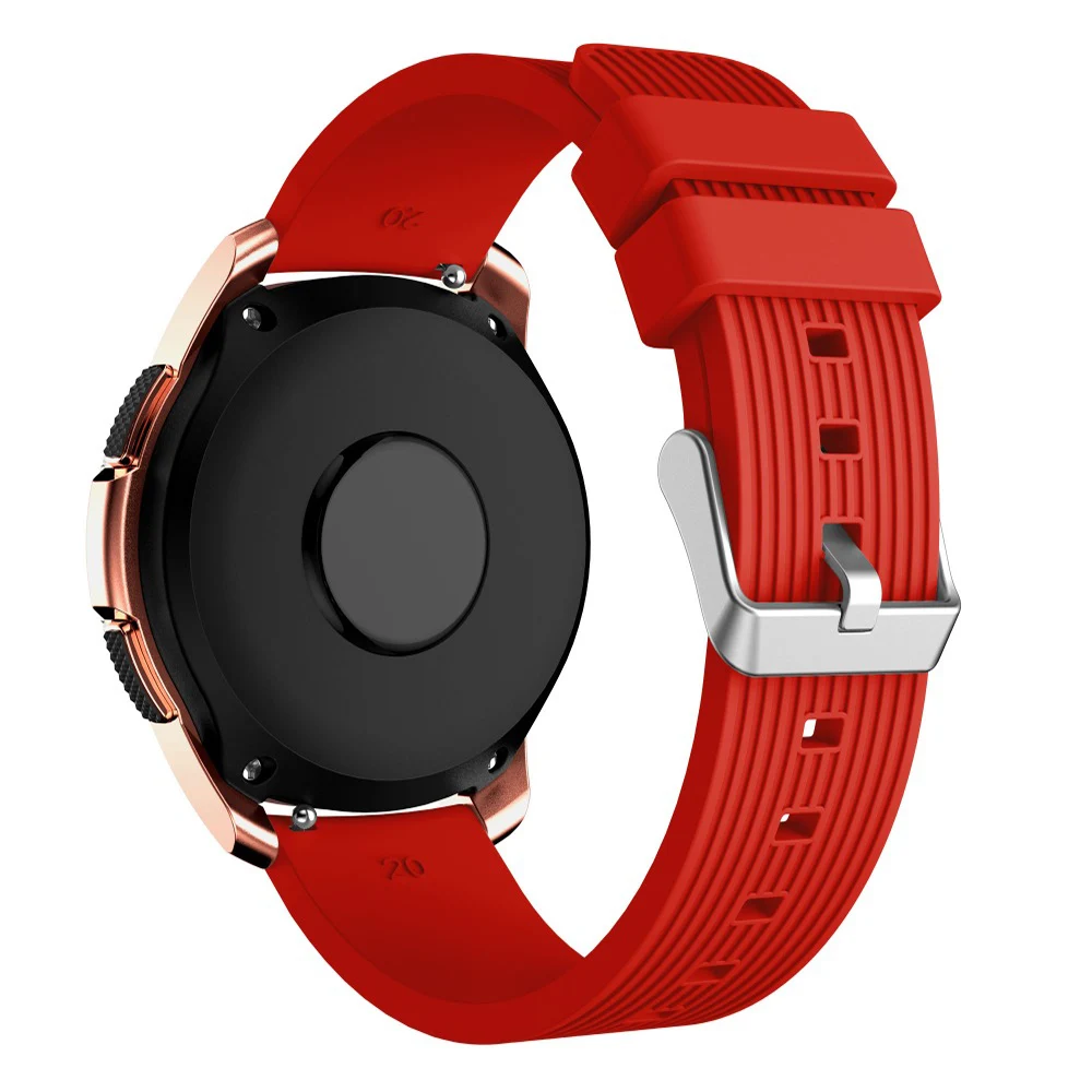 Силиконовый спортивный ремешок для samsung Galaxy Watch 42 мм Смарт-часы 20 мм ремешок для часов браслет для Huami Amazfit BIP