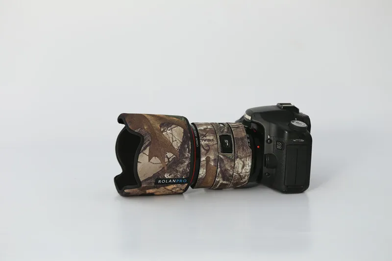 Опт и розница Объектив Пальто Камуфляж для Canon EF 50 мм f1.2L USM пистолет одежда защиты объектива