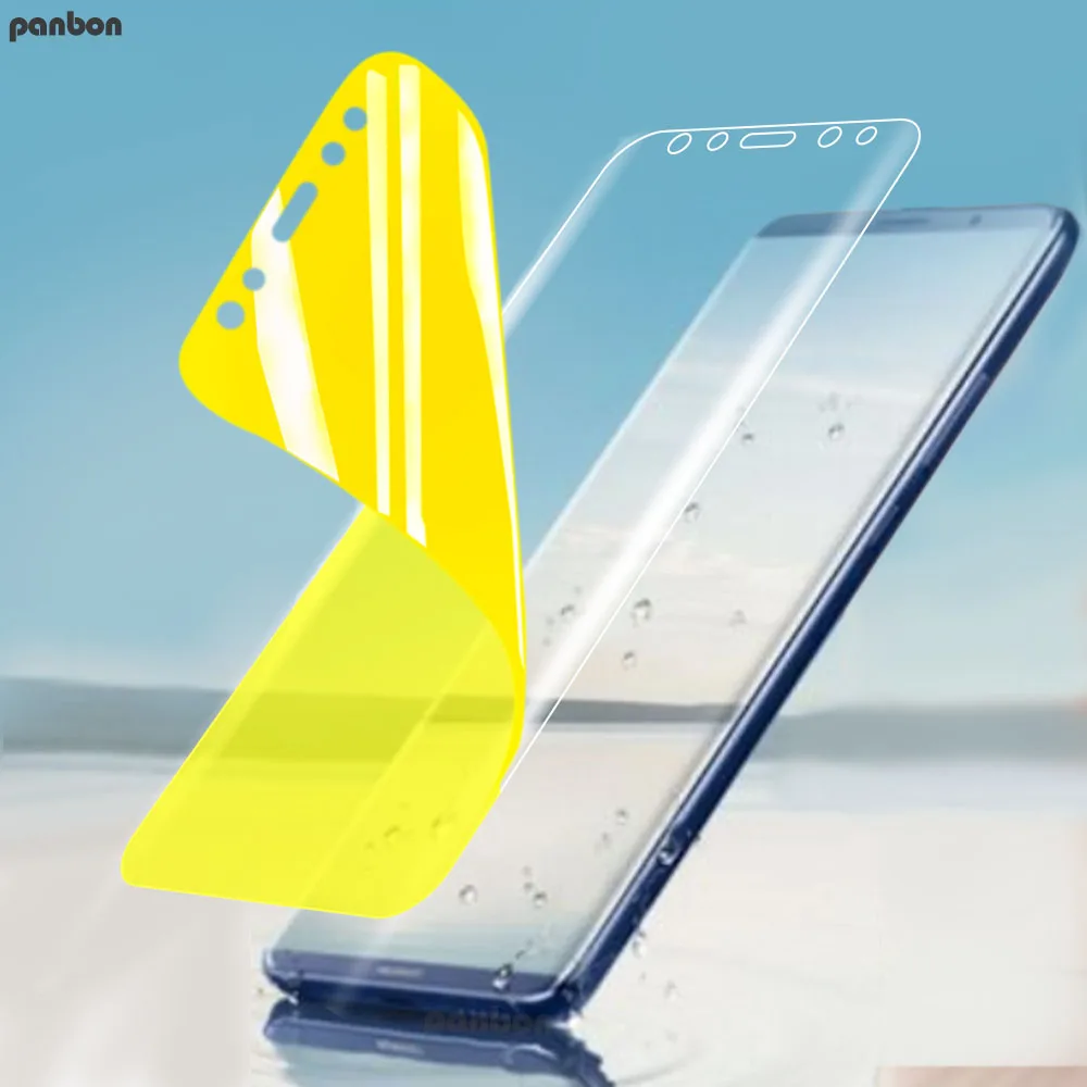 Мягкая Гидрогелевая нано пленка из ТПУ для Huawei Y9 Y7 Y6 Pro prime 2019 2018 защита экрана