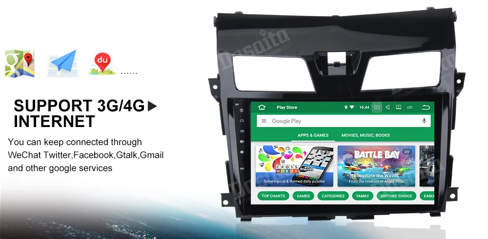 Cheap Car 1 din 10.2" IPS Android 9.0 multimedia for Nissan Altima Teana 2013 2014 2015 Radio stereo built-in GPS with 8-Core 4Gb+32Gb 15