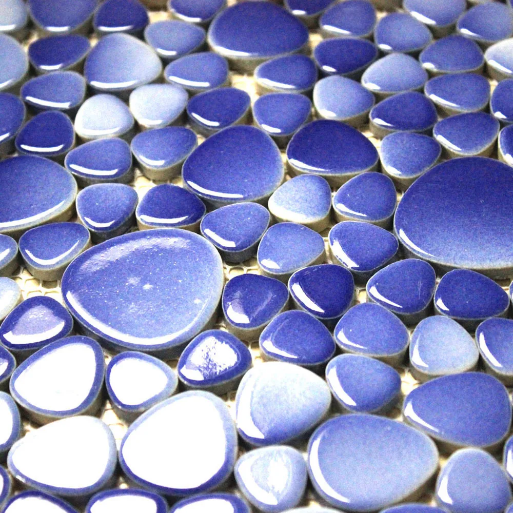 Mosaic Ceramic Pebble Blue Glazed Light Terrace Floor Tiles Bathroom Flooring Backsplash Mosaics Art Porcelain 11SF On Aliexpress Mosaic Ceramic Pebble Blue Glazed Light Terrace Floor Tiles Bathroom Flooring Backsplash Mosaics Art Porcelain 11SF On Aliexpress