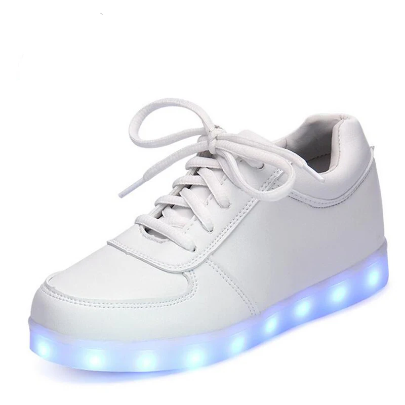de La Moda cesta de zapatos para adultos de Los Hombres de luz Led para arriba los zapatos para adultos femme chaussure glowing led - AliExpress
