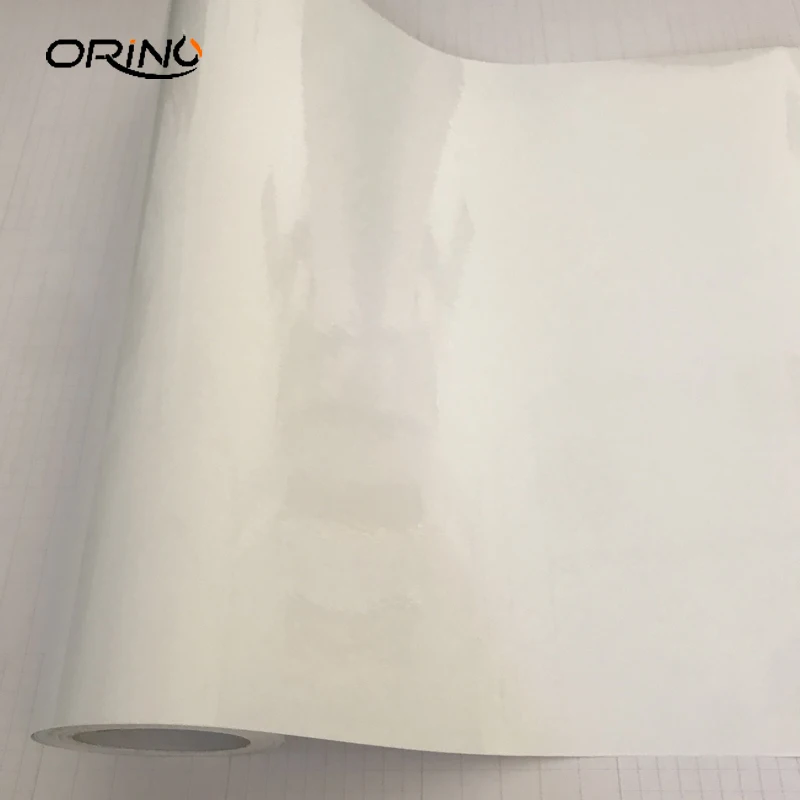 White Glossy Vinyl Film Wrap-1
