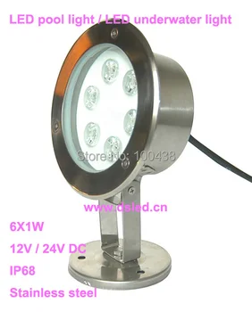 

CE,IP68,High power 6W LED underwater spotlight,Outdoor LED spotlight,DS-10-71-6W,12VDC,stainless steel,constant voltage