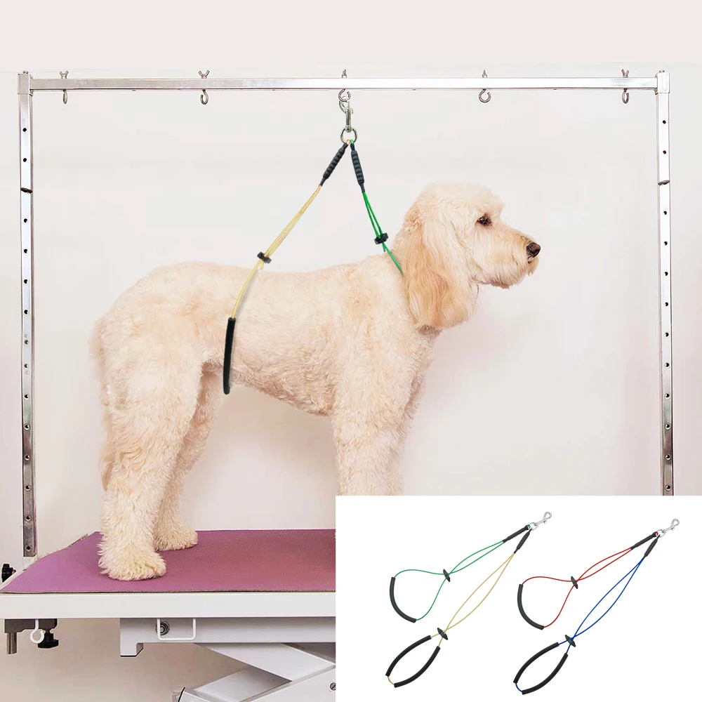 wintefei Pet Belts Adjustable Dog Cat Grooming Table Arm Bath Restraint Rope Harness Noose Loop 