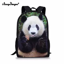 Животные 3D с принтом панды Для мужчин рюкзак мальчики девочки школьные сумки Основной Рюкзак для школьников и студентов детей школьные рюкзаки для путешествий медведь 3D