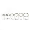 200pcs/lot 4/5/6//7/8/9/10mm Stainless Steel Jump Rings Single Loops Open Jump Rings & Split Rings For Jewelry Finding DIY ► Photo 1/6