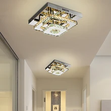 Nordic modern minimalist aisle light entrance lamp led crystal lamp ceiling lamp