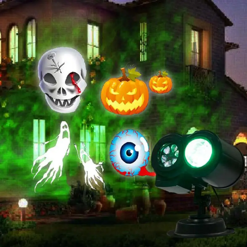 

Halloween Xmas Projector Light Fairy Lights Light Projector Garden Outdoor LED Lawn Projection Stage Lighting