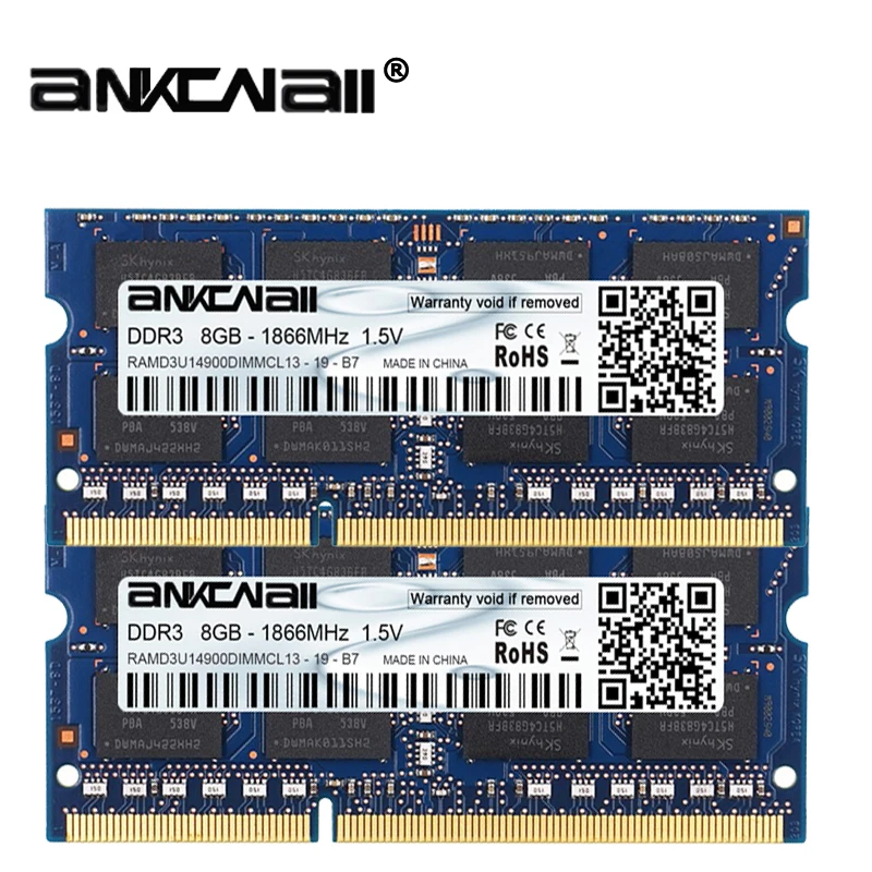 DDR3 4 ГБ/8 г ram 1866 МГц PC3 14900S ноутбук ПК DIMM память 204 контакты для системы Intel Высокая совместимость