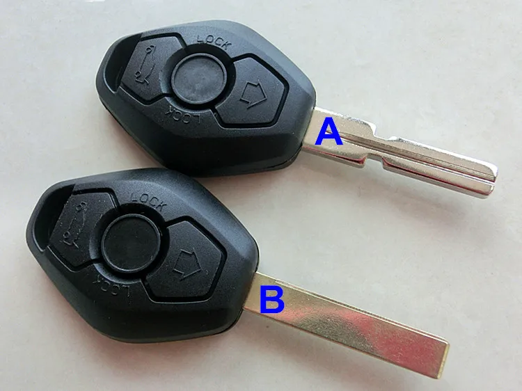 Remote Car Key Fob Case for BMW 1 3 5 6 7 Series X3 X5 Z3 Z4 HU92 Blank Blade
