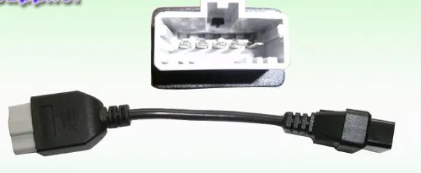 Автомобильная Бортовая Система диагностики удлиняющий Разъем 50 шт. 5Pin к OBDII 16Pin для Hond-a адаптер кабель 5 Pin до 16 Pin