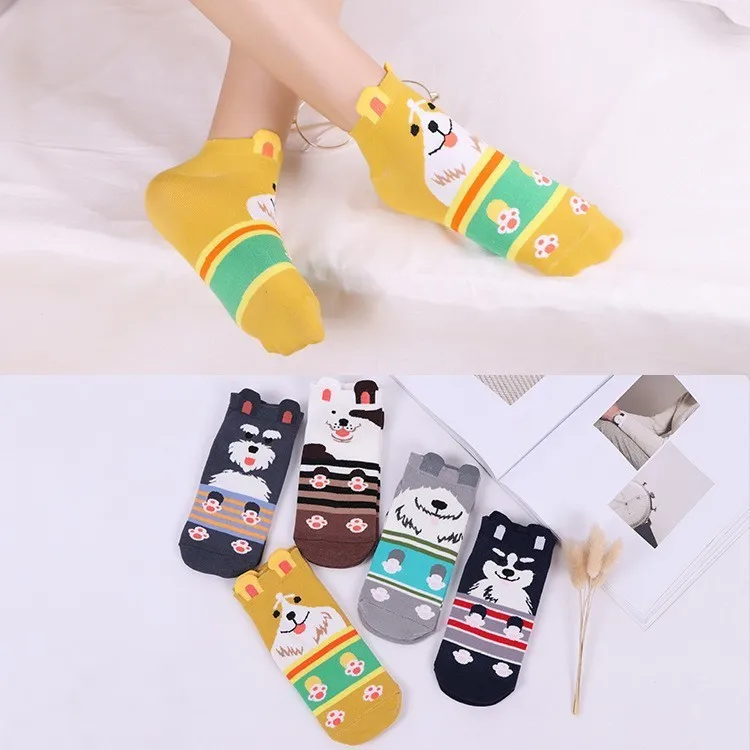 

5 Pairs/Lot Cotton Children Kids short happy Socks for Girls Boys Winter Fall Spring Wear Fashion Casual Baby boy sock Teenagers