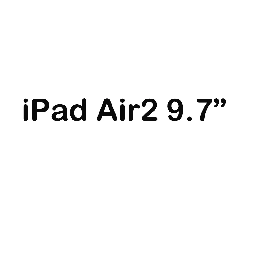 SLINE черная крышка чехол для Apple iPad 9,7 Mini 1 2 3 чехол силиконовый Air 2 Air2 Mini1 Mini2 Mini3 мягкий планшетный iPad 6 iPad6 - Цвет: iPad Air2 9.7