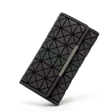 

2018 Brand Wallet Women Clutch Ladies Cards bag Fashion Geometric Female bags Noctilucent luminous Long Card Holder Purse