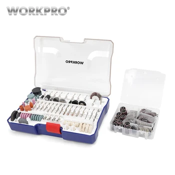

WORKPRO 295PC Rotary Tool Accessories Set Oscillatiing Abrasive Sanding Bits Tool Kits Diamond Wheels