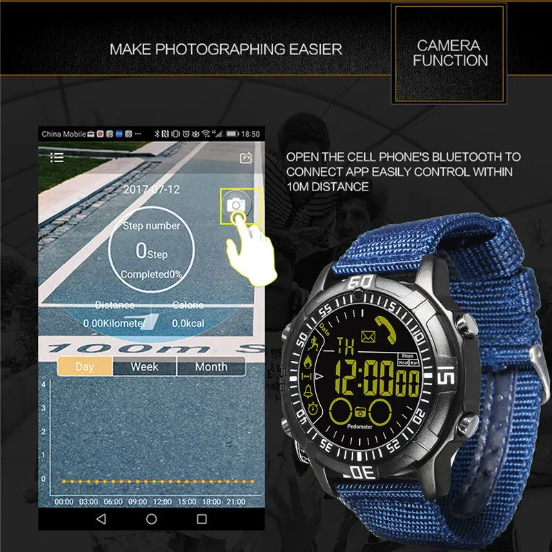 LOKMAT Smart watch Waterproof Outdoor Sport digital clock Relogio Masculino Bluetooth Smartwatch Men watch For ios android phone LOKMAT Smart watch Waterproof Outdoor Sport digital clock Relogio Masculino Bluetooth Smartwatch Men watch For ios android phone