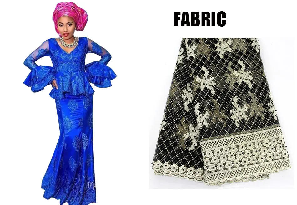 Африканский модный дизайн в африканском стиле женская одежда традиционная базенская Riche материал кружевное платье костюм юбка комплект WY2333
