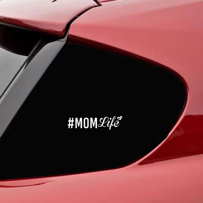 QYPF 15 5 см * 3 8 Мода # Mom Life Love виниловая наклейка на окна автомобиля Наклейка Декор