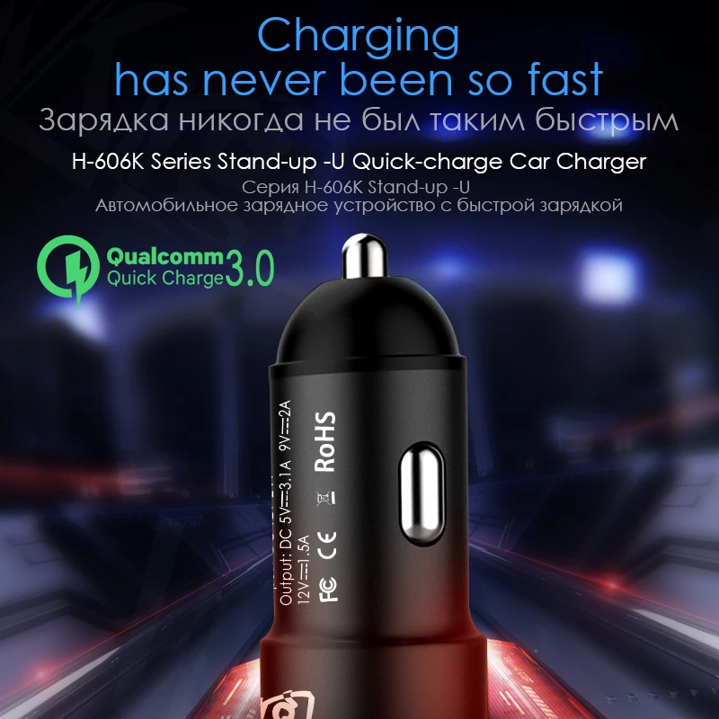 VVKing سريعة تهمة 3.0 USB شاحن سيارة مهايئ عام ل فون XS سامسونج Xiaomi هواوي LG الهاتف المحمول 3A سريع شحن