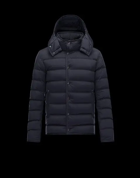 Moncler Men's down coat 2016 new fashion Dark Blue Brown hooded Men's ...