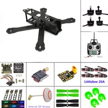 Кадр из углеродного волокна DIY Мини Drone FPV-системы 220 мм Quadcopter для Средняя скорость мочеиспускания-R 220+ F3 Игровые джойстики Emax rs2205 2300kv Двигатель
